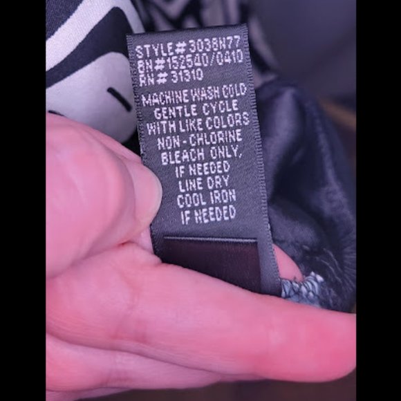 Alyx dress, cream with black pattern - Picture 6 of 7